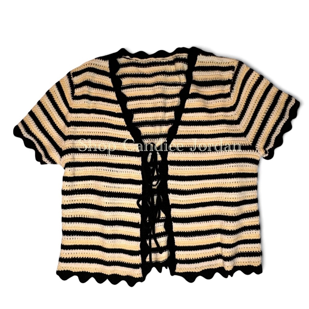 Cotton Front Tie Knit Set